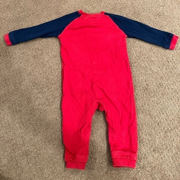 Ralph Lauren Red and Blue 9 Months One Piece Outfit - Picture 4 of 4